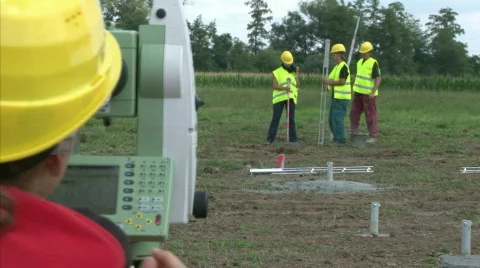 Workers on construction Stock Footage 790691