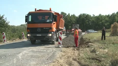 Workers at the construction site and construction tools Stock Footage 11165760