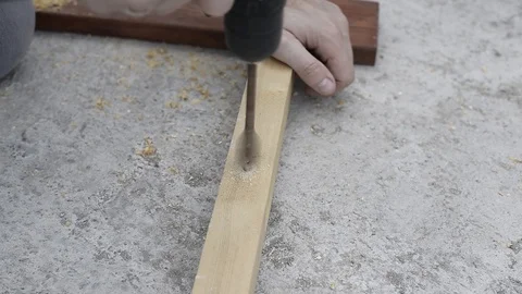 Workers cut, saw and a worker Stock Footage 121049897