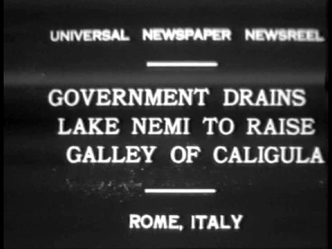 Workers excavate a site once covered by a lake and construct a historicalƒ Video stock 75768959