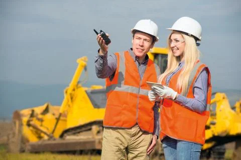 Workers in the field Stock Photos