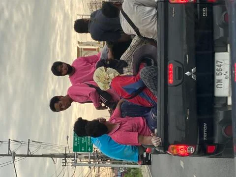 Workers going back home Stock Photos