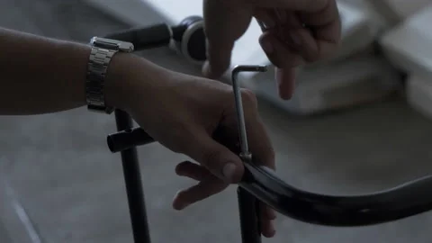 Worker's hands assembling, closeup of worker's hands assembling product 4K Stock-Footage 134620164