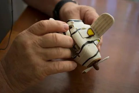 Worker's hands Stock Photos
