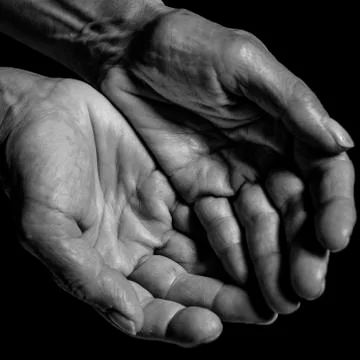 Worker's hands Stock Photos