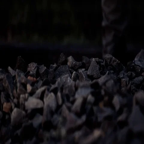 Workers hitting rocks Stock Footage 69721752