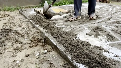 Workers Implementing Centrally Sponsored Rural Development Scheme Stock Footage 341494849