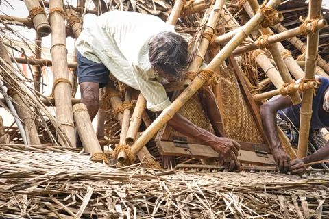 Workers in India Foto stock