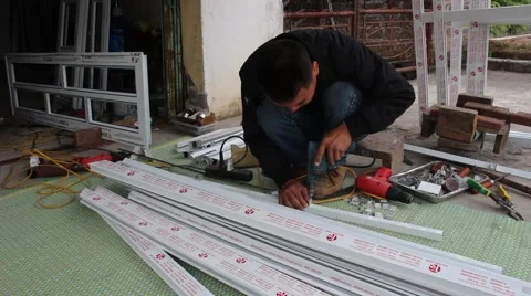 Workers in the mechanical field Stock Footage 46457305