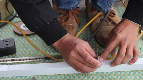 Workers in the mechanical field. Stock Footage 46458206