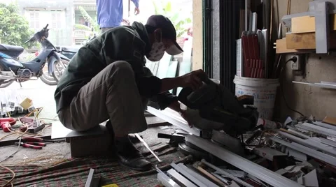 Workers in the mechanical field Stock Footage 46458899