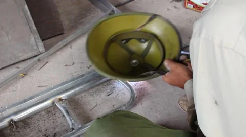 Workers, mechanical field Stock Footage 52373639