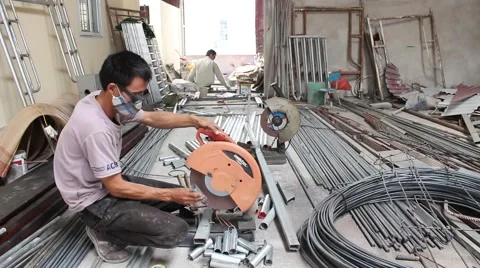 Workers, mechanical field Stock Footage 52375669