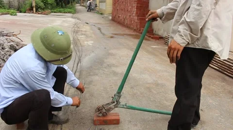 Workers, mechanical field Video stock 52376093