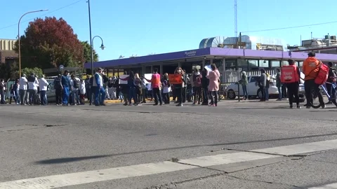 Workers' protest 1 Stock Footage 130307802