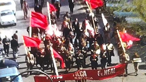 Workers protest 1970s Stock Footage 151268644