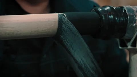 Workers remove the insulation from the cable hands 스톡 동영상 47348525