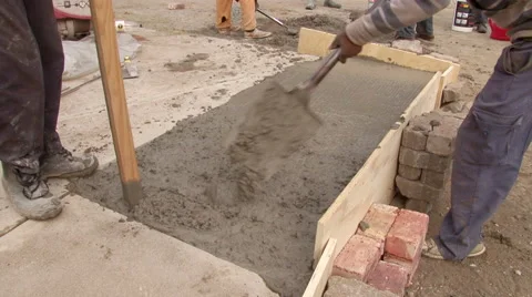 Workers repair road 7 Stock Footage 59914697