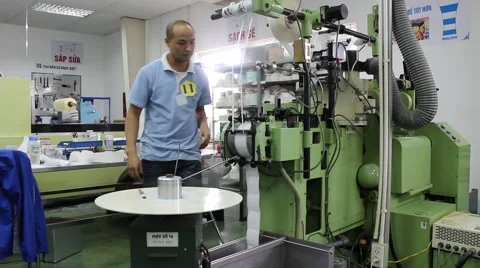 Workers running printers Stock-Footage 56085703