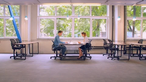Workers in start up company Stock Footage 113462878