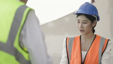 Workers team meeting planning construction. Work collaboration for success. Stock Footage 149929659