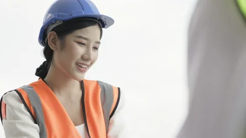 Workers team meeting planning construction. Work collaboration for success. Stock Footage 149935052