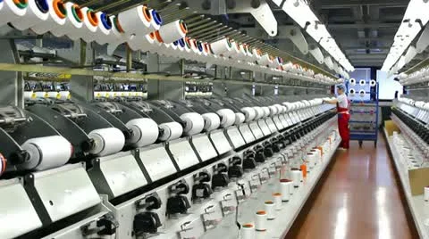 Workers in the textile industry Vidéo 20529381