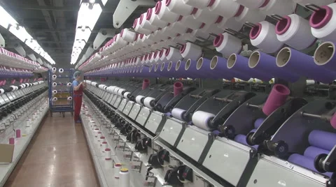 Workers In The Textile Industry Stock Footage 50447625