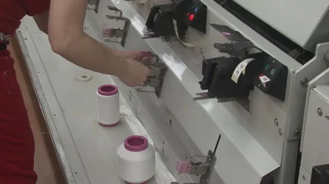 Workers In The Textile Industry Stock Footage 50447817