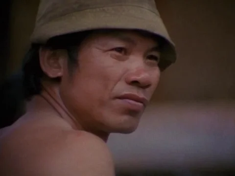 Workers as they enjoy their break by having a cigarette and beverage Video stock 79877981