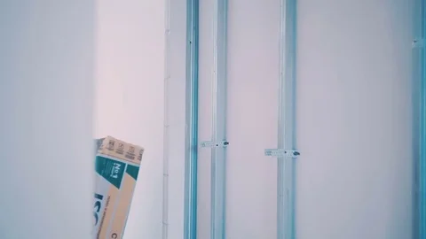 Workers walk around the room Stock-Footage 77351663