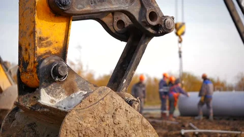 Workers work not focused on the construction site 스톡 동영상 142497929