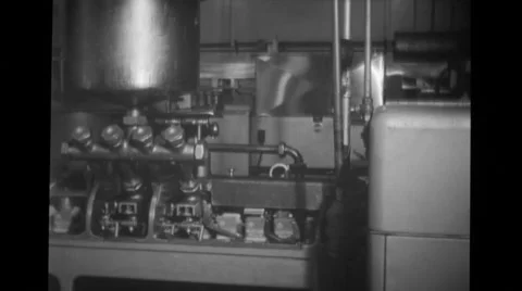 Workers working at Blue Seal Dairy plant Stock Footage 37595886