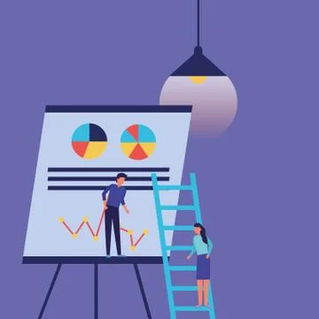 Workflow and infographic vector design Stock Illustration