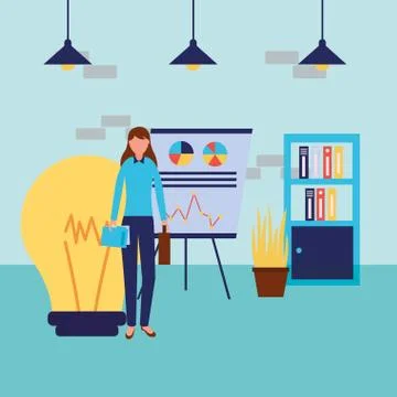 Workflow and infographic vector design 스톡 일러스트