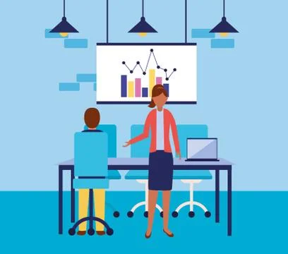 Workflow and infographic vector design Stock Illustration
