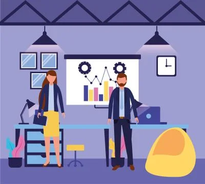 Workflow and infographic vector design 스톡 일러스트