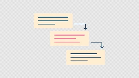 Workflow animation Video stock 203996055