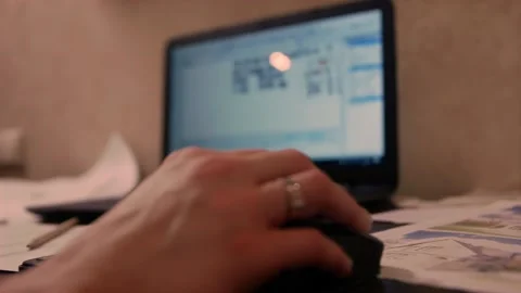 Workflow architecture girl looking Stock Footage 146328345