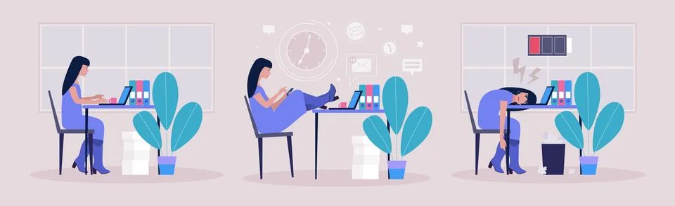 Workflow concept Stock Illustration