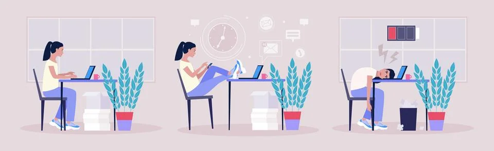 Workflow concept Stock Illustration
