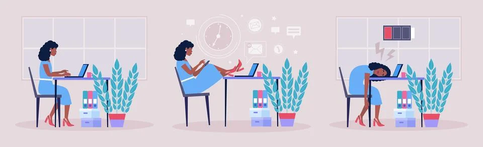 Workflow concept Stock Illustration