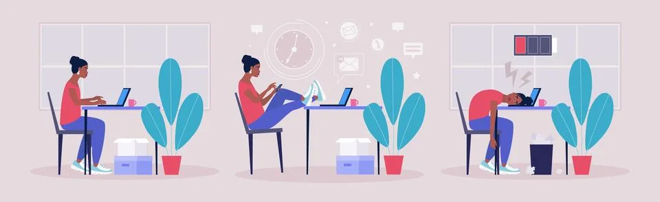 Workflow concept Stock Illustration