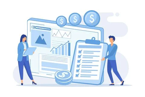 Workflow Development team workflow, business process efficiency, working ac.. Stock Illustration