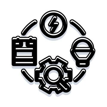 Workflow efficiency and process optimization concept Stock Illustration