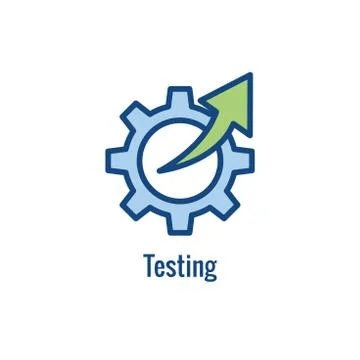 Workflow Efficiency Icon with an aspect of efficiency in workflow Stock Illustration