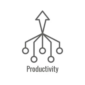 Workflow Efficiency Icon with an aspect of efficiency in workflow Stock Illustration
