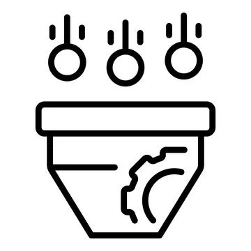 Workflow funnel icon outline vector. Work project Stock Illustration