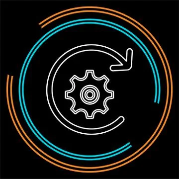 Workflow icon. element illustration. Stock Illustration