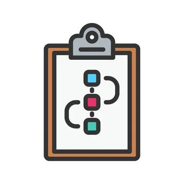 Workflow Icon Image. 库存插图